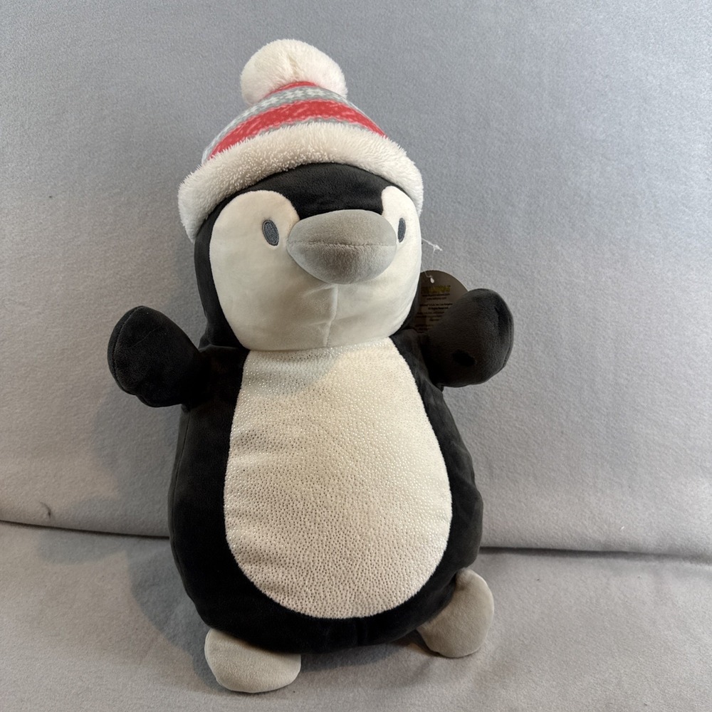 Squishmallows Hug Mees Penguin Plush, 14"